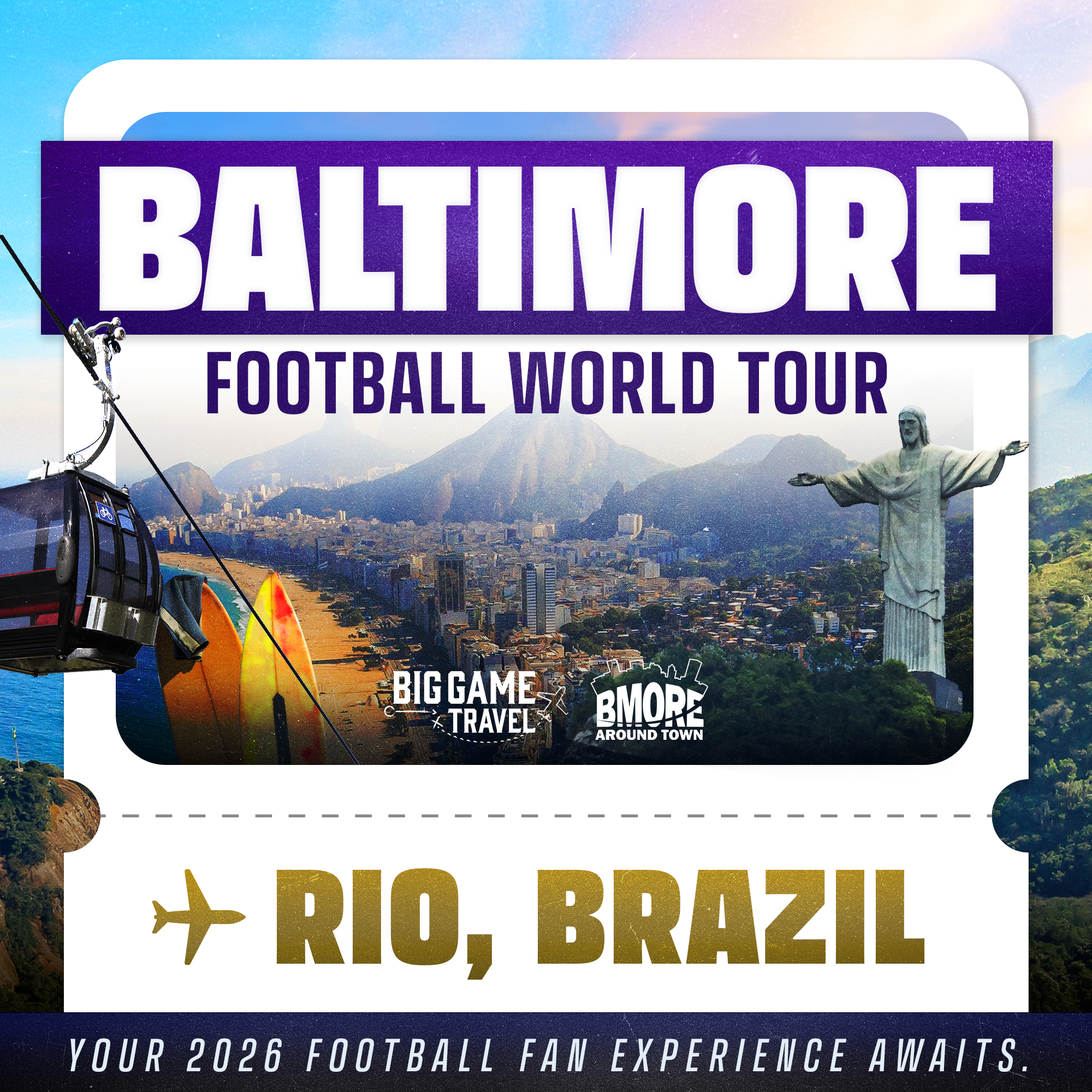 Baltimore World Tour 2026; Rio Edition!