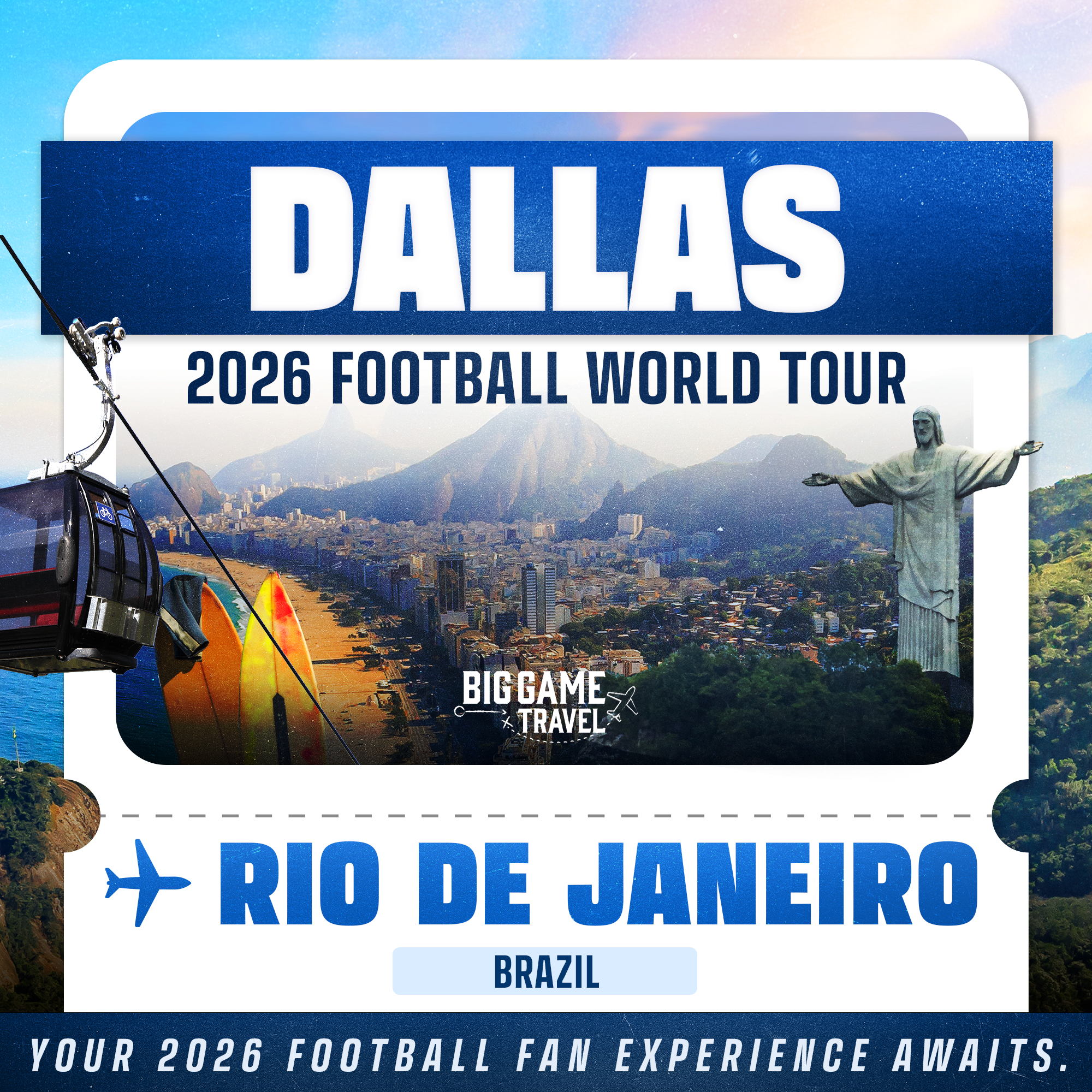 Dallas World Tour 2026: Rio Edition