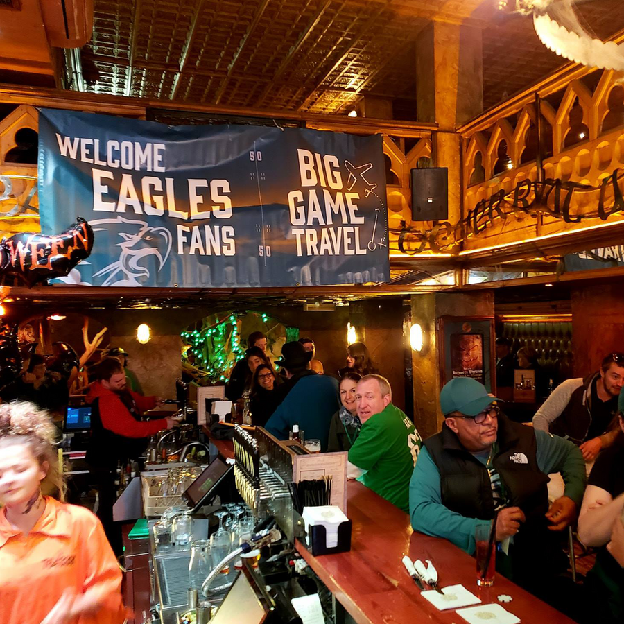 Big Game Travel fans on the Philadelphia in London trip