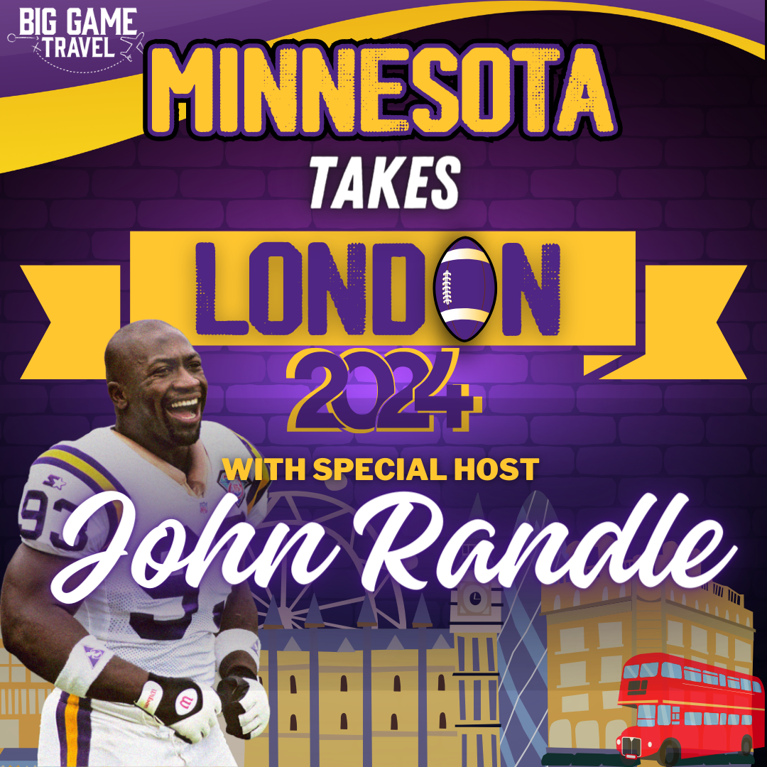 Vikings in London 2024 with John Randle Big Game Travel